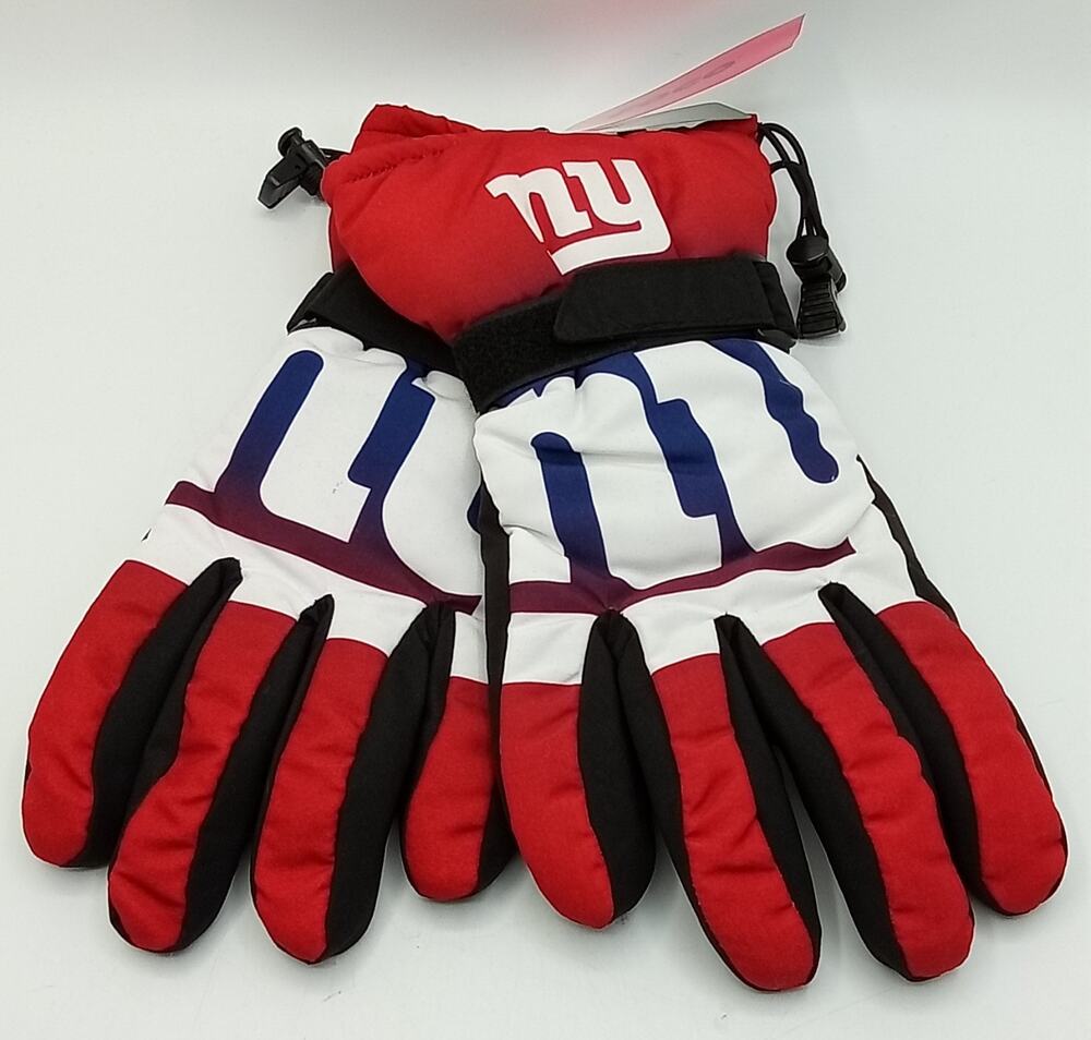 New York Giants NFL Foco Big Logo Insulated Gloves L/XL